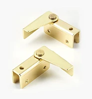 Pivots à double lame pour portes en verre