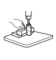 Centreur à roulement à billes – Ensemble de guidage pour tambour de ponçage Veritas