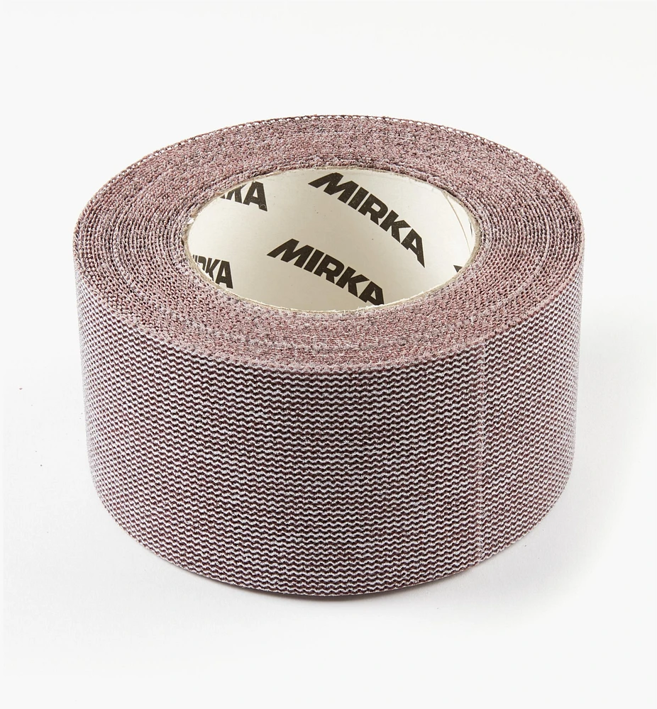 Rouleaux d'abrasif maillé Mirka Abranet, 2 3/4 po × 10 vg