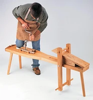 Traditional English Shaving Horse Plan