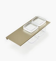 Tablettes pour système de rangement sur rail en aluminium