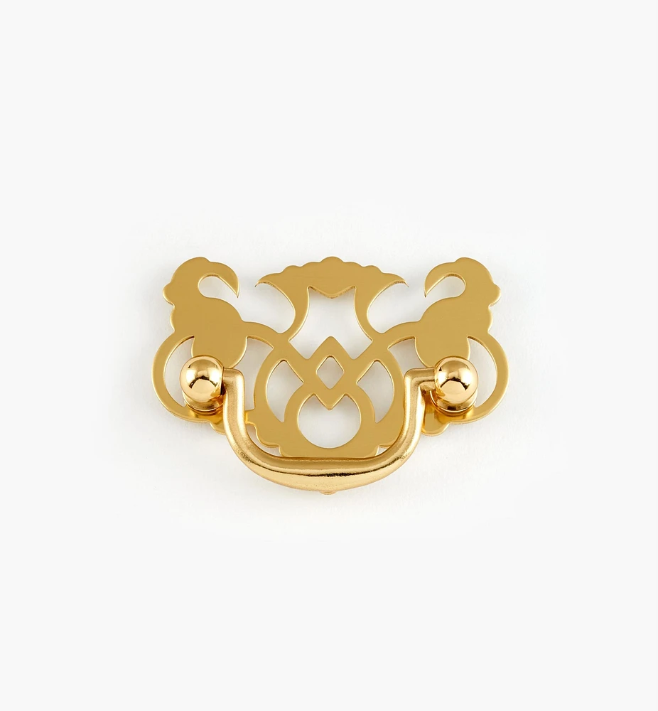 Pierced Brass Cabinet Handles