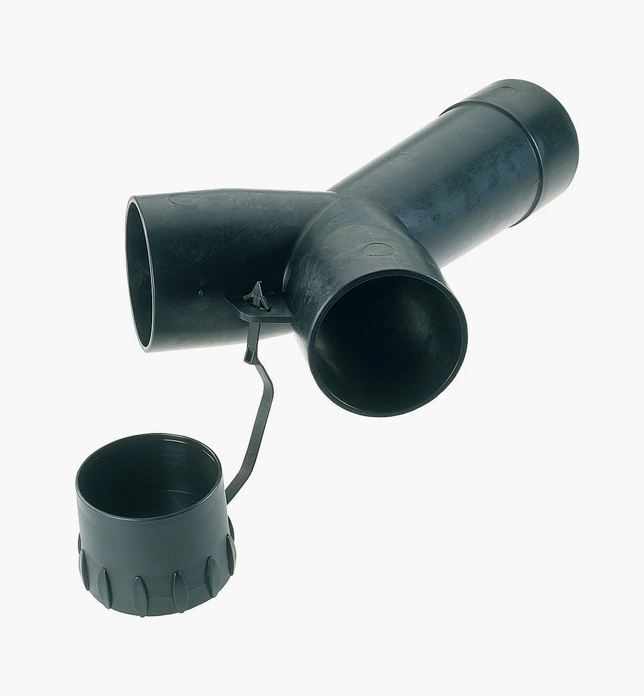 Anti-Static Y-Piece with Blanking Plug for Festool CT Dust Extractors