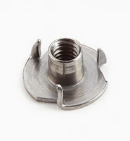 Three-Prong T-Nuts (1/4-20 Thread)