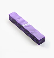 Purple Mesh Acrylic Acetate Pen Blank