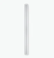 2 1/2" × 36" Clear Pipe for Dust Collection Network