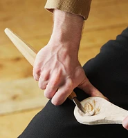 Compound-Curve Spoon Knife