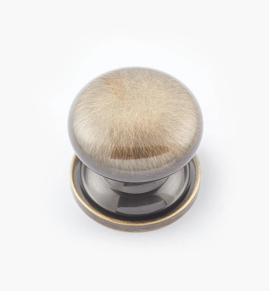 Round Brass Plain Knobs