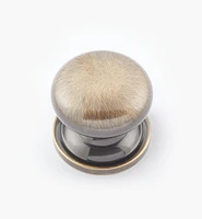 Round Brass Plain Knobs