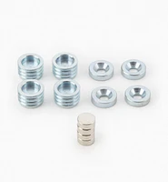 Rare-Earth Magnet, Cup & Washer Sets