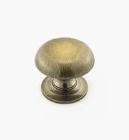 Turned Brass Domed Knobs