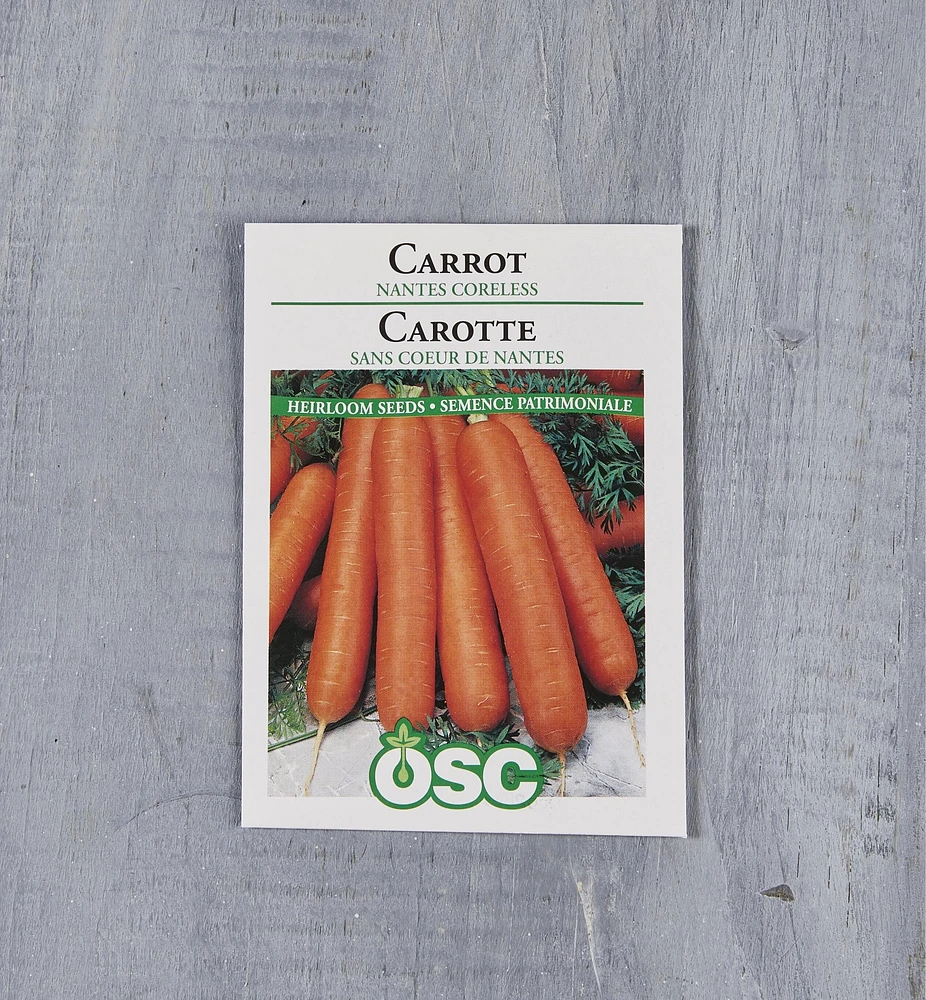 OSC Carrot Seed Packets