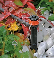 Pressure-Compensating Shrubbler Spikes for Low-Flow Irrigation Systems