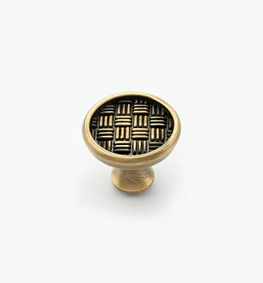 Crosshatch Pattern Knob