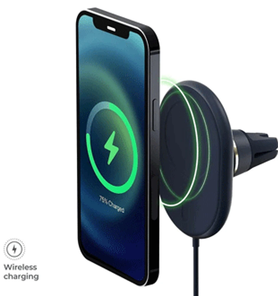 Velox 7.5W Magnetic Wireless Charging Air Vent Mount