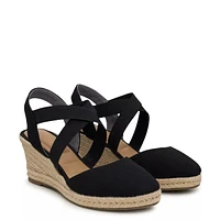 Saige Wedge Espadrille Wide Width Sandal