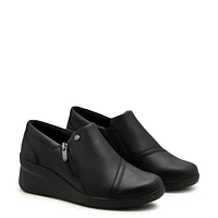 Women's Sutton Zip Wide Width Wedge Slip-on