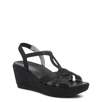 Calasy Evening Wedge Sandal