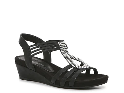Valka Wide Width Wedge Sandal