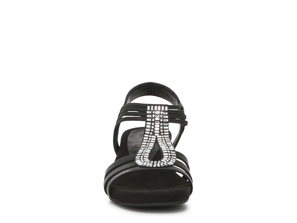 Valka Wide Width Wedge Sandal