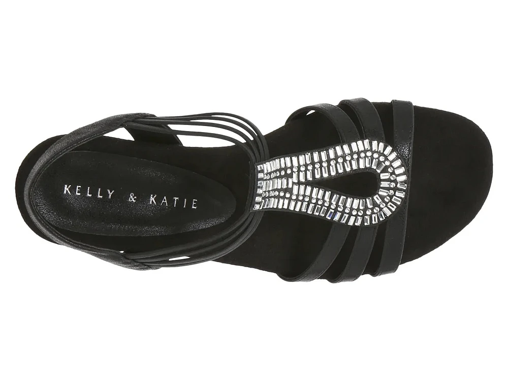 Valka Wide Width Wedge Sandal
