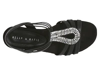 Valka Wide Width Wedge Sandal