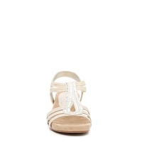 Valka Wedge Evening Sandal