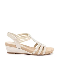 Valka Wedge Evening Sandal