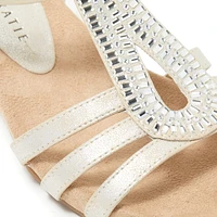 Valka Wedge Evening Sandal