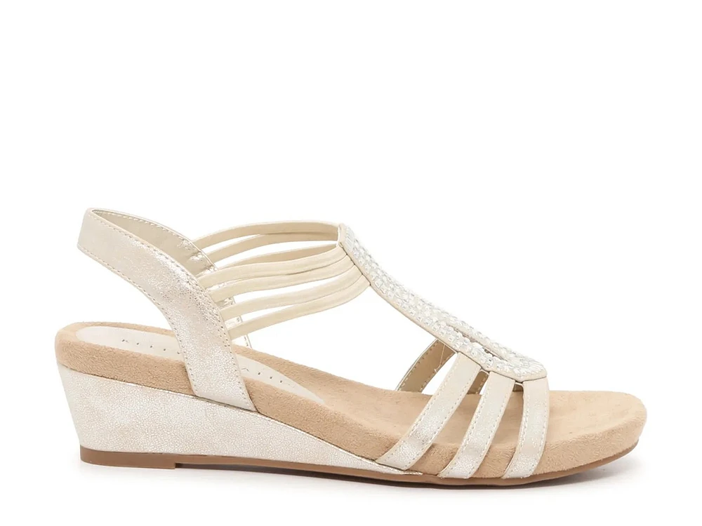Valka Wedge Wide Width Sandal