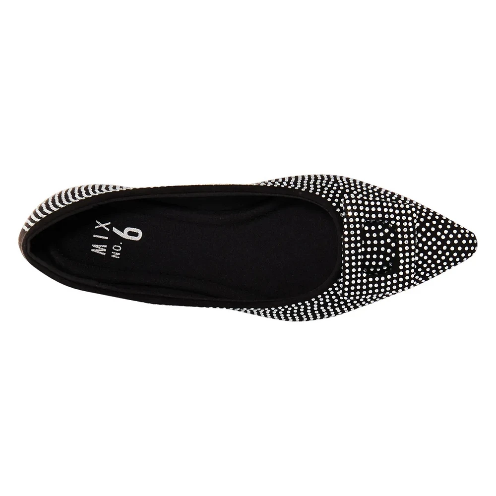 Rhinestone Ballet Flat