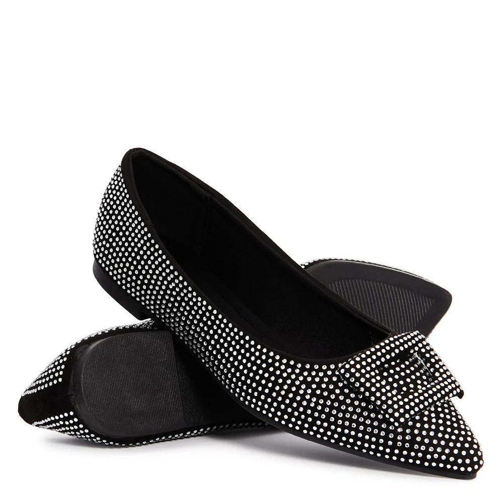 Rhinestone Ballet Flat