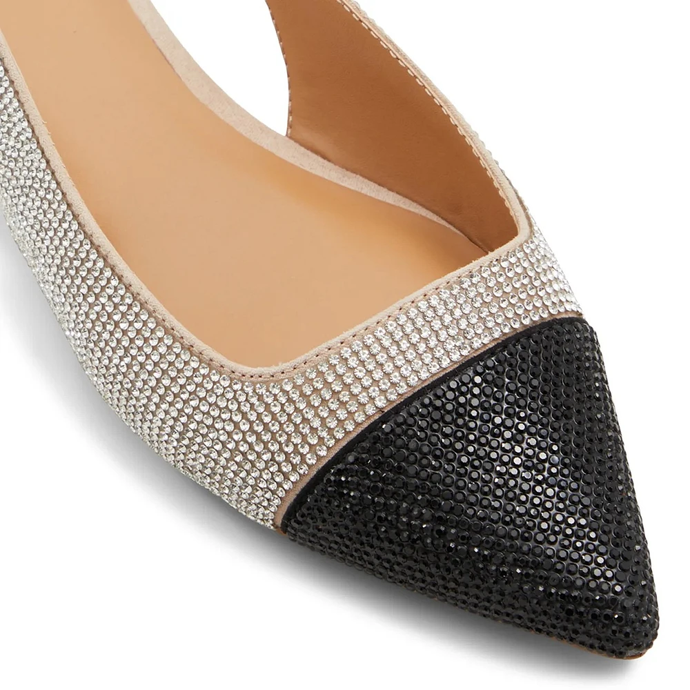 Fleure Rhinestone Slingback Flat