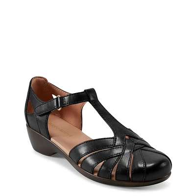 Women's Darlyn Fisherman Leather Wide Width Sandal