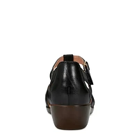 Women's Darlyn Fisherman Leather Wide Width Sandal