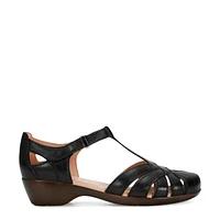 Women's Darlyn Fisherman Leather Wide Width Sandal