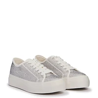 Rhinestone Platform Sneaker