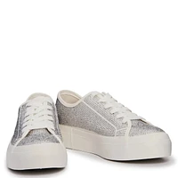 Rhinestone Platform Sneaker