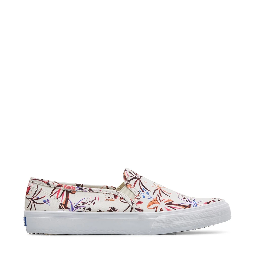 Women's Double Decker Island Print Slip-On Sneaker