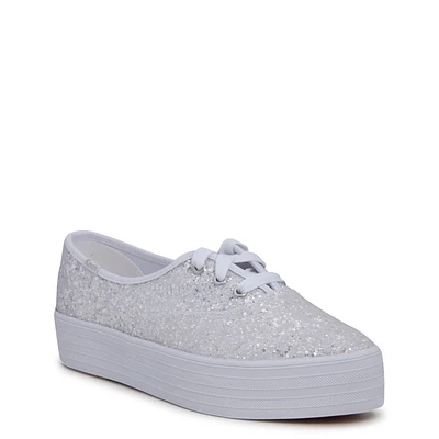 Women's Point Glitter Platform Sneaker