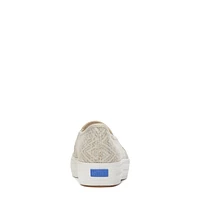 Women's Triple Decker Diamond Woven Jute Shoe
