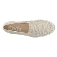 Women's Triple Decker Diamond Woven Jute Shoe