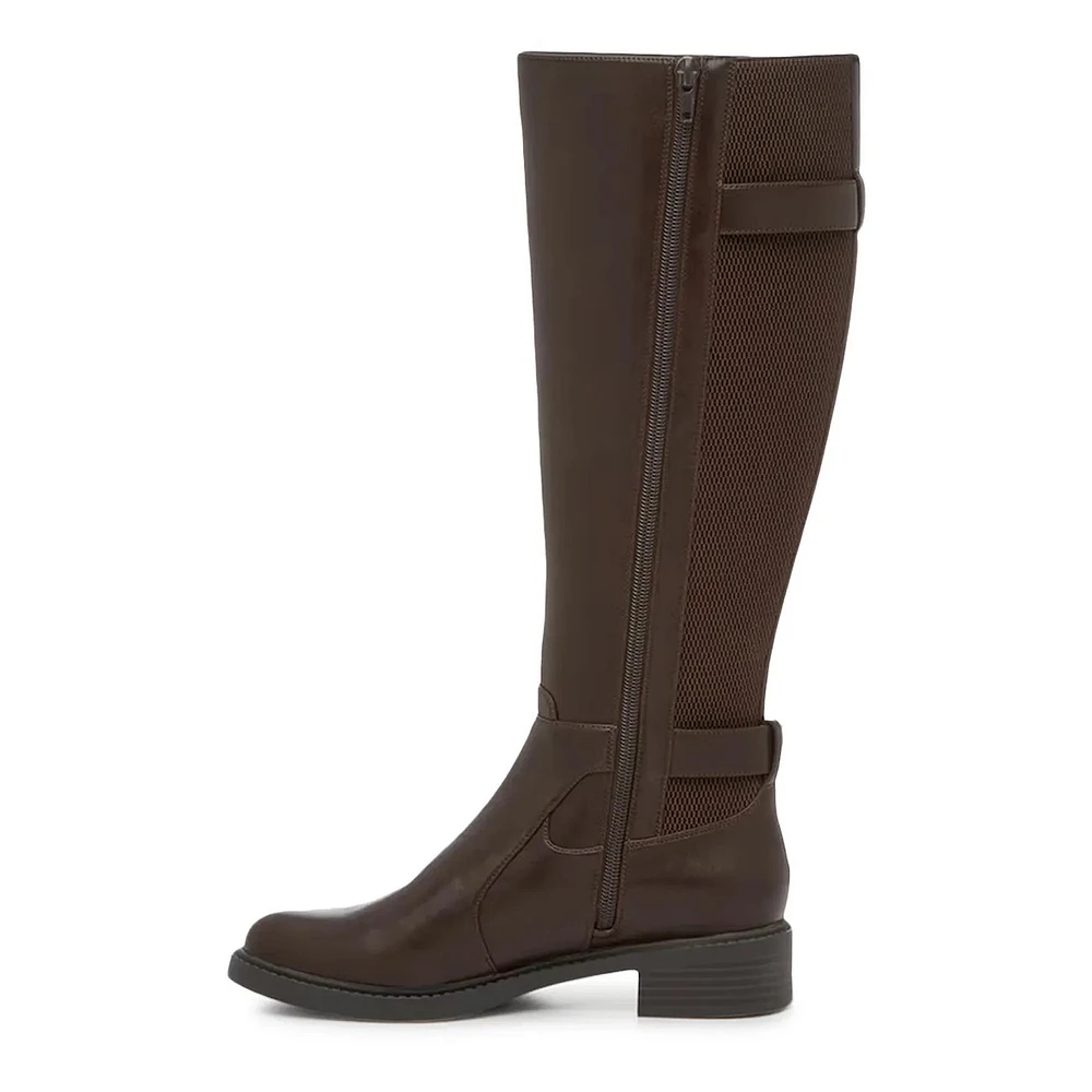 Women's Sham Wide Width Calf Knee High Riding Boot