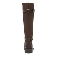 Women's Sham Wide Width Calf Knee High Riding Boot