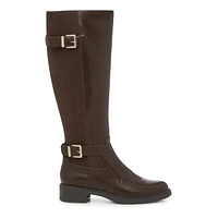 Women's Sham Wide Width Calf Knee High Riding Boot