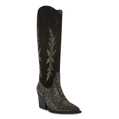 Apple Western Knee High Boot