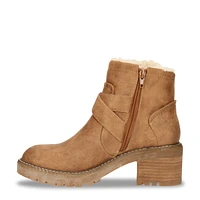 Moto Shearling Ankle Bootie