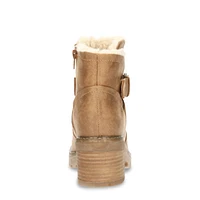 Moto Shearling Ankle Bootie