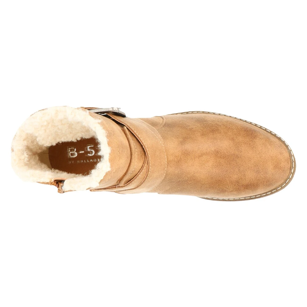 Moto Shearling Ankle Bootie