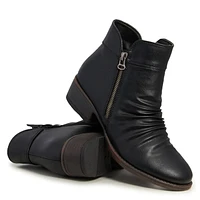 Jennifer Ruched Bootie